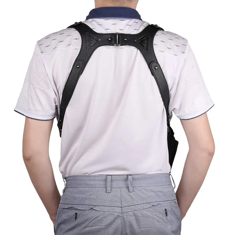 Двойной кошелек на плечо с защитой от кражи для подмышек сумка Скрытая кобура