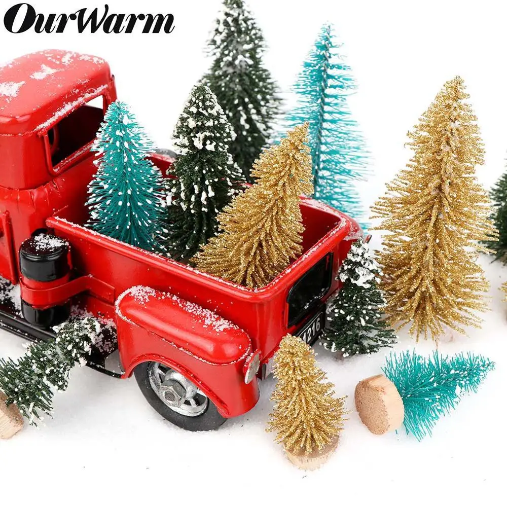 OurWarm 8 шт. DIY рождественская елка 4 размера искусственная маленькая сосна