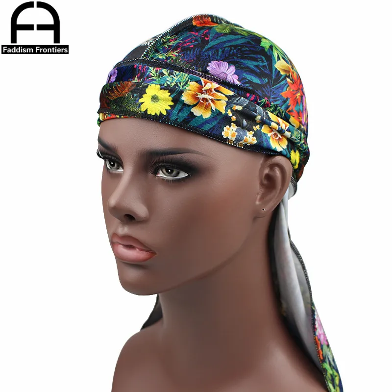 Мужская бархатная Бандана с принтом на заказ шапка тюрбан головной убор мужские