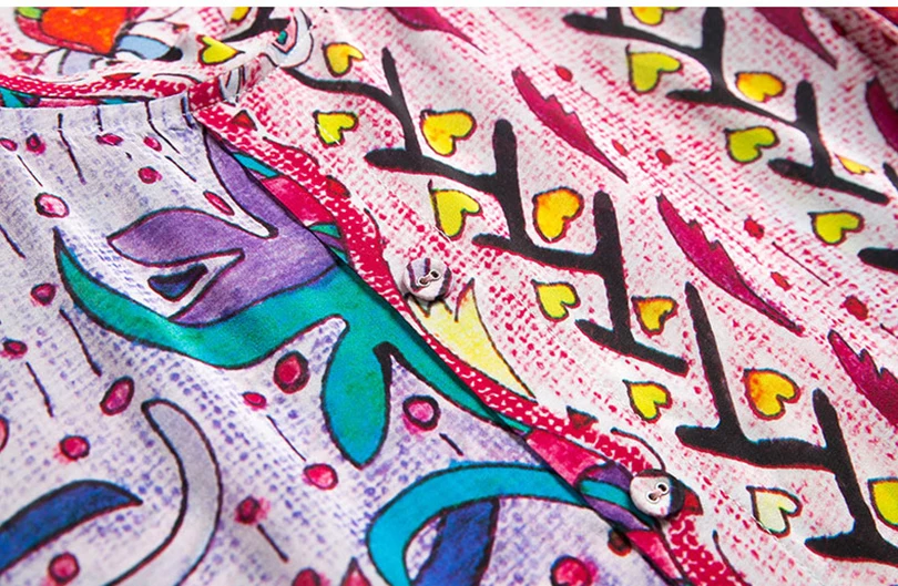 Женское летнее платье в стиле бохо шифоновые платья с винтажным принтом