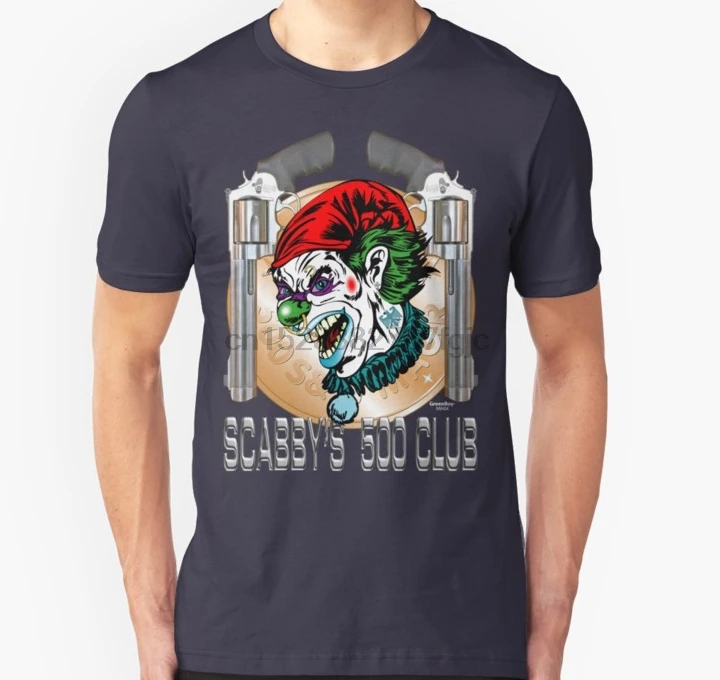 Мужская футболка с изображением клоуна Смита Вессона 500 wo футболки Топ|Мужские