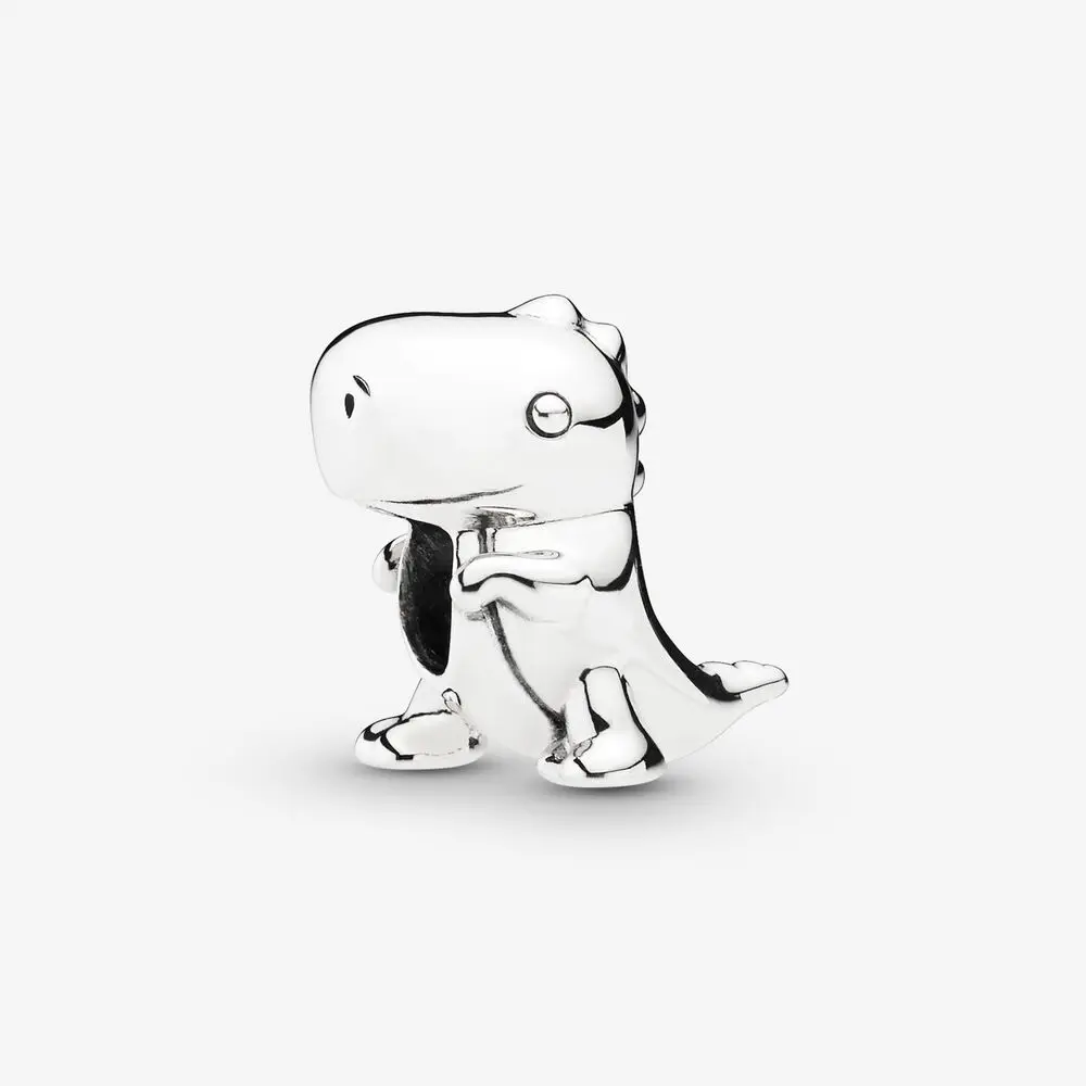 

New Original 925 Sterling Silver Bead Animal Dino the Dinosaur Charm Fit Pandora Bracelet Necklace DIY Women Jewelry