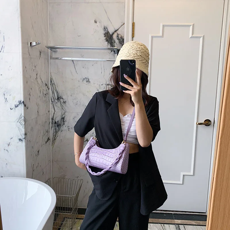 Новинка 2020 модные сумки с рисунком аллигатора для женщин сумка на плечо Женская