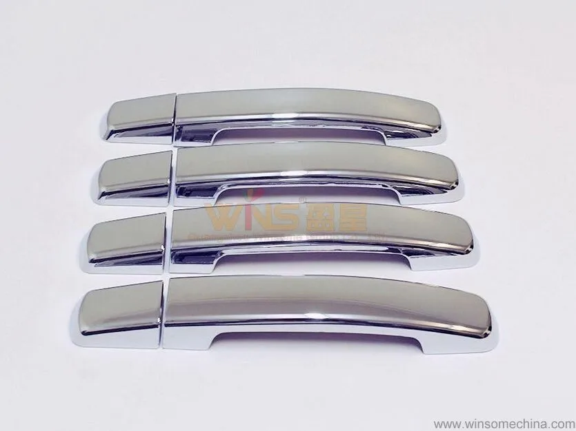 Хромированная крышка ручки двери с одним/без замочного отверстия отделка для Nissan