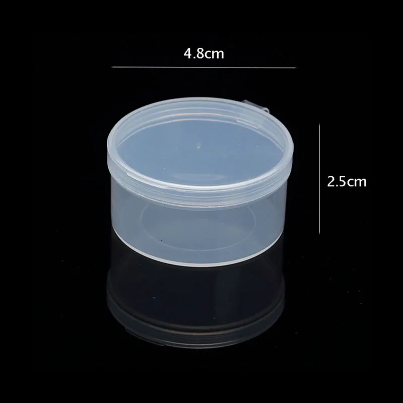 1 шт. Новинка 2019 лидер продаж круглая ПП пластиковая коробка прозрачная белая