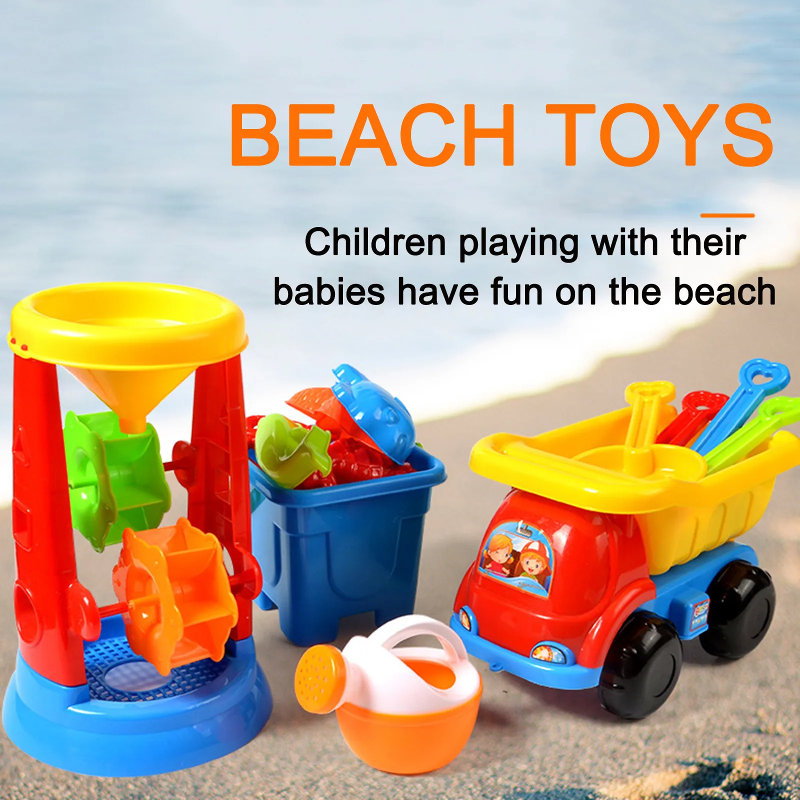 

16 Piece Beach Toy Sand Set Sand Play Sandpit Toy Summer Outdoor Toy Toys Juguetes Playa Jouet Plage Пляжные Игрушки Для Пляжа