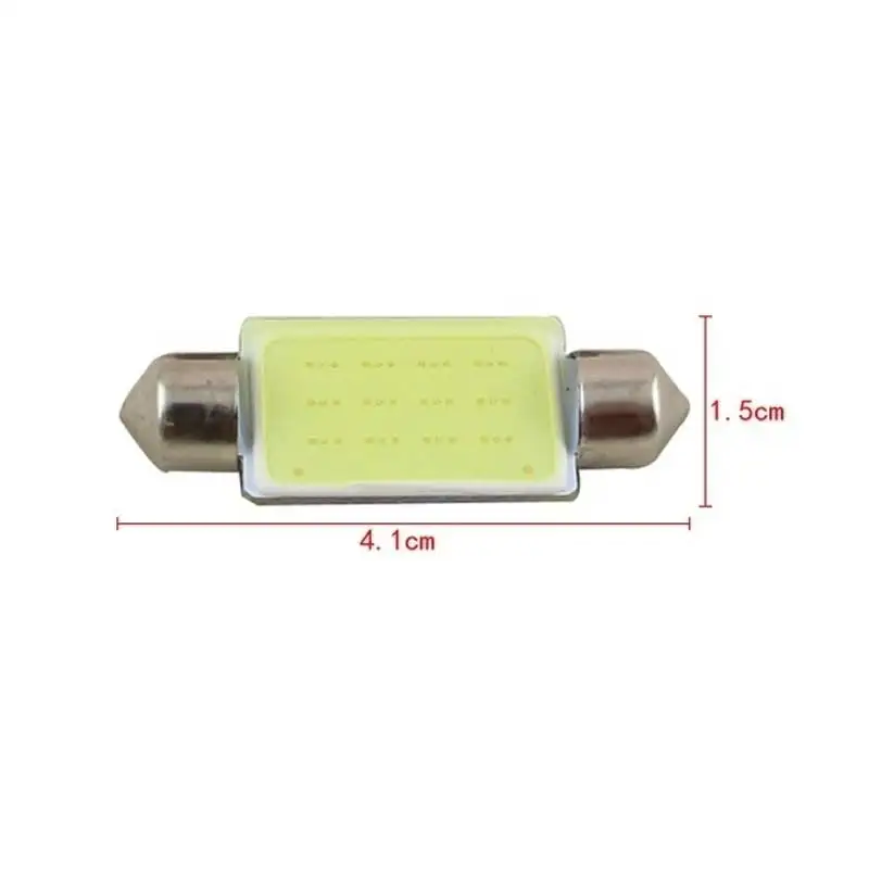 

4 Pcs Festoon COB 41MM 2W Car LED Bulbs Interior Dome Lights White 12V AUG889
