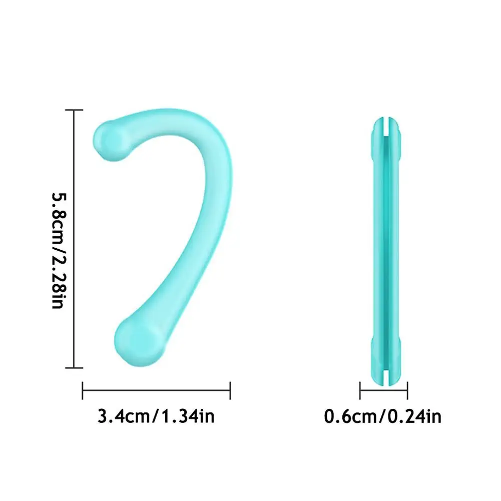 

1 Pair Silicone Earloop Cover Soft Comfortable Ear Protection Hook Earbud Gel Mask Accessory Soft Earloop Cover Mask Ear Hook