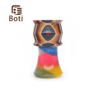 boti brush new rainbow glaze handle wood and resin handle rainbow color handle shaving bush handle