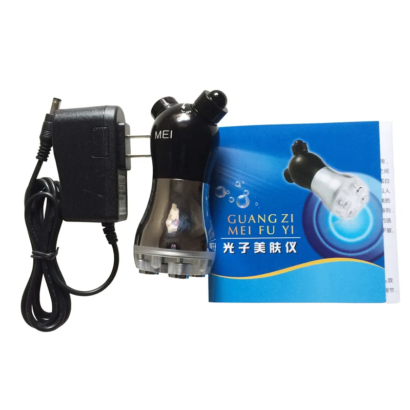 

Facial Radio Frequency RF No-Needle Mesotherapy Mesoporation Photon LED Light Skin Rejuvenation Face Lift Massager Beauty Care