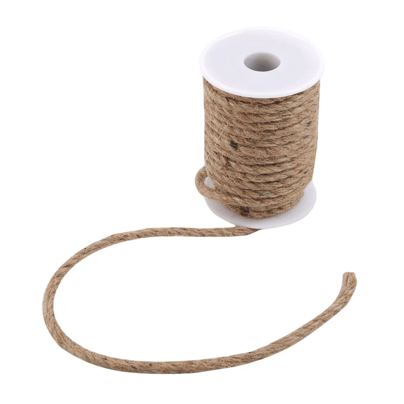 Premium Natural Sisal Rope For Pet Cat Tree Scratching Post Toy Climbing Frame Weaving Cats Making Desk Legs Binding | Дом и сад