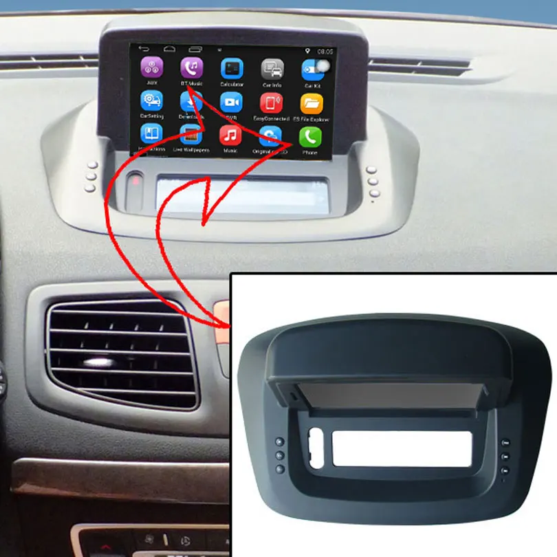 Обновленный оригинальный автомобильный радиоплеер Android 7 1 подходит для Renault Fluence