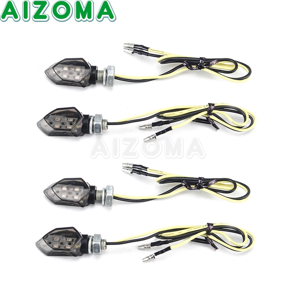 4 шт./2 шт. поворотники для мотоцикла 8 мм |