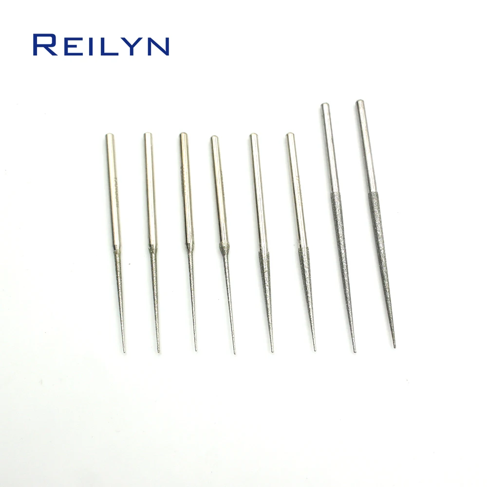 

High quality 5pcs 150# Ultra-long diamond drilling bits 3x70mmx30mm diamond drilling grinding bit polishing bit