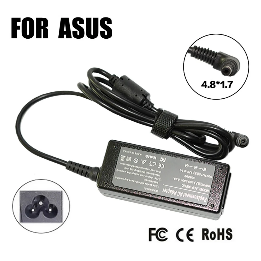 12 В 3 А адаптер переменного тока зарядное устройство для ноутбука ASUS Eee PC 701 900 901 902