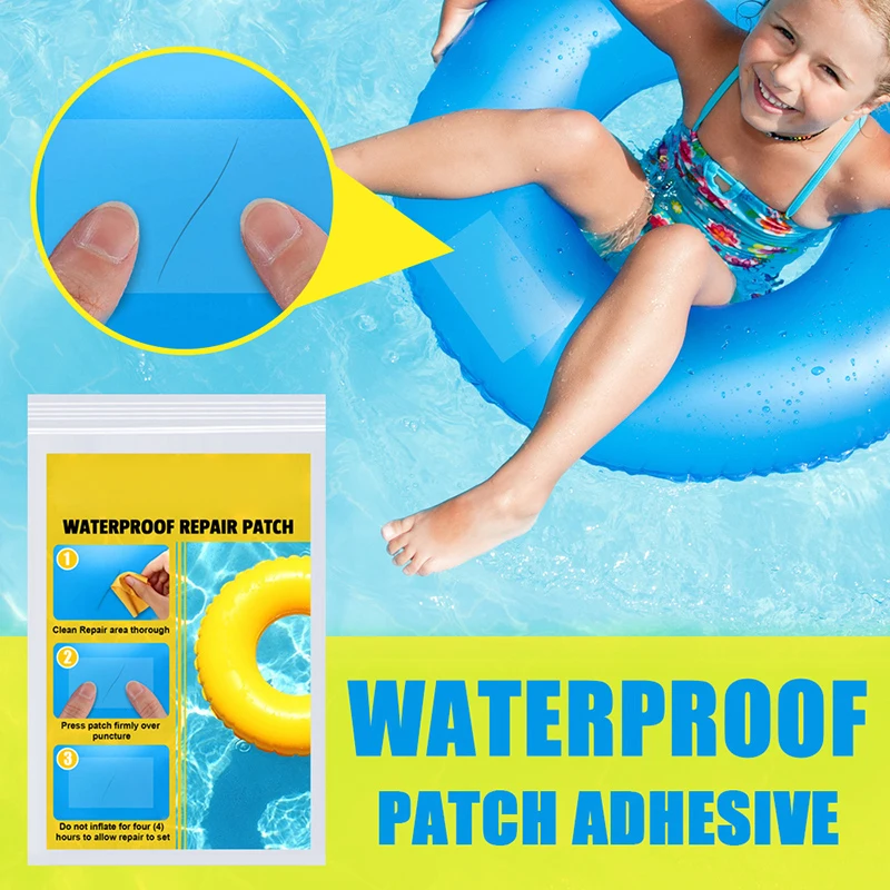 

10/20/30pcs Pool Patch Repair Kit Self-Adhesive Repair Patch Repair Patches Kit Air Mattresses Pool Patch Repair Tool B