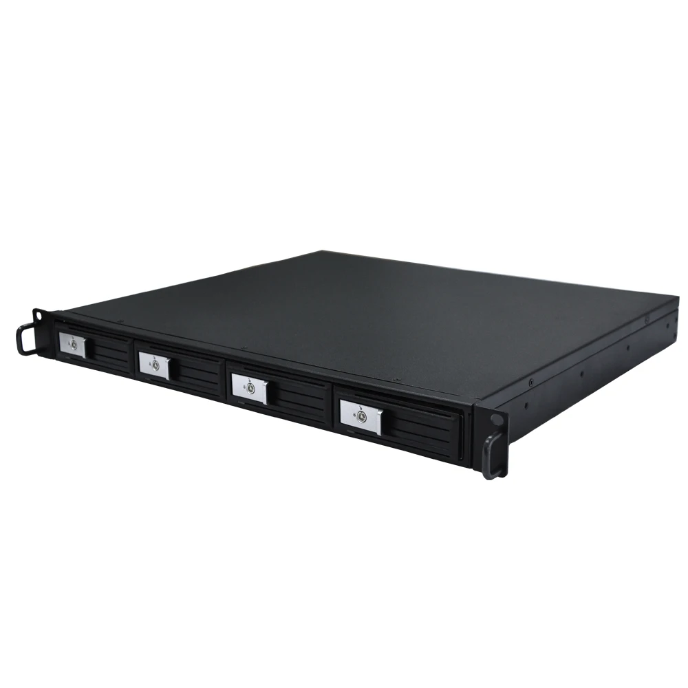 Preise 1U Rack Fall 3,5 In SATA/SAS Fach-weniger Metall Chassis Hdd Gehäuse Für Netzwerk Ausrüstung