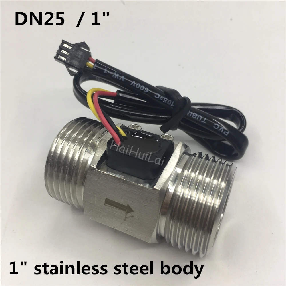 G1 "воды Diesel латунь Холла турбины расходомер BSP1.3INCH DN25 OD32.8MM|flow sensor|turbine flow sensorturbine |
