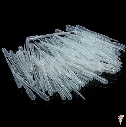 

10Pcs Disposable 3ML Pipettes Plastic Graduated Pasteur Pipette Dropper Polyethylene Makeup Tools laboratory tools