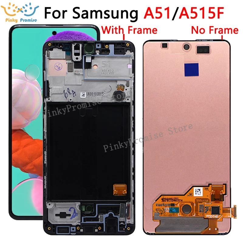 Сенсорный ЖК дисплей 6 5 дюйма для Samsung Galaxy A51 сенсорный экран с датчиком в сборе A515