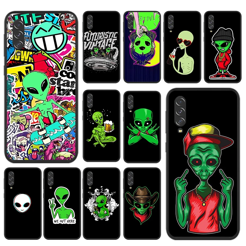 

Fashion cute alien For Samsung Galaxy A90 A80 A70 S A60 A50S A30 S A40 S A2 A20E A20 S A10S A10 E Soft Phone Case