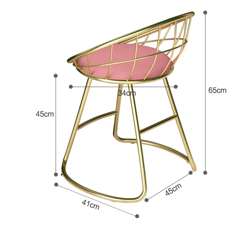 Современный стул для макияжа минималистичный туалетный мягкая сумка спальни в