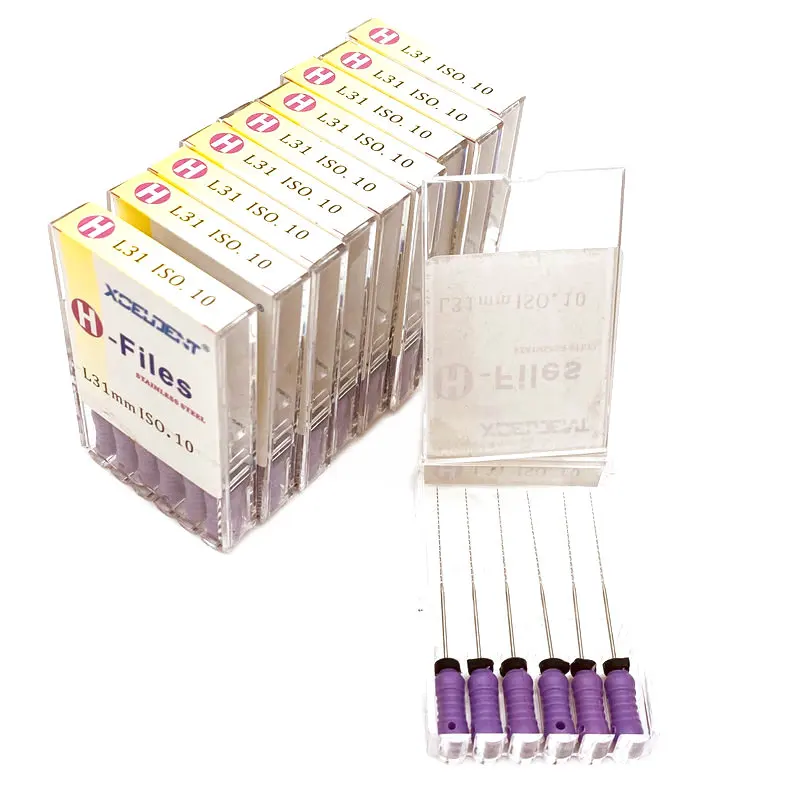 10 коробок эндододонтический корневой канал H-файл (Ручное использование)