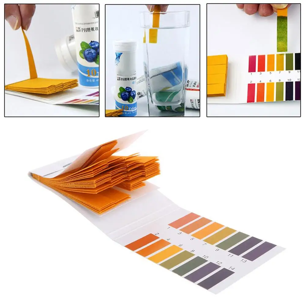 1-14 pH Test Paper Analytical Instruments/ Water Quality (6 packs) Verify The Of Solution |