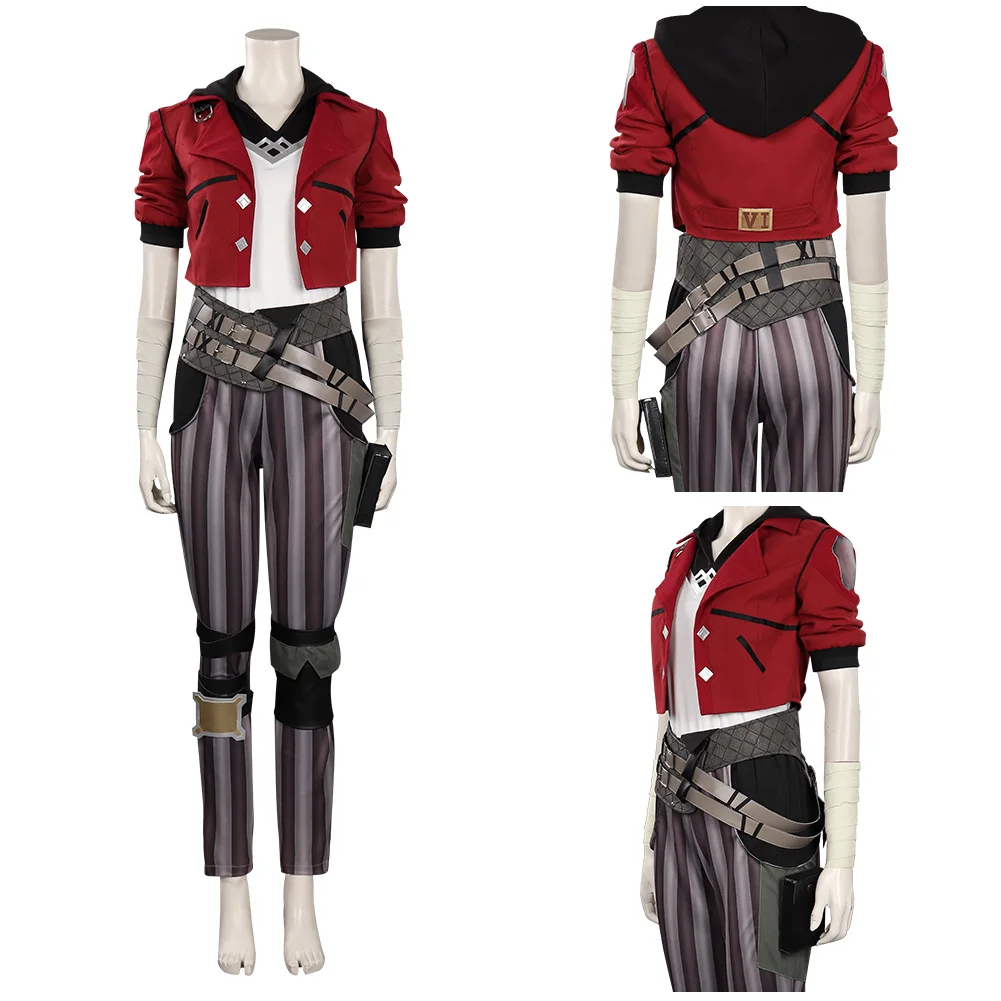 

Arcane: lOL Vi The Piltover Enforcer костюмы для косплея, карнавальный костюм на Хэллоуин