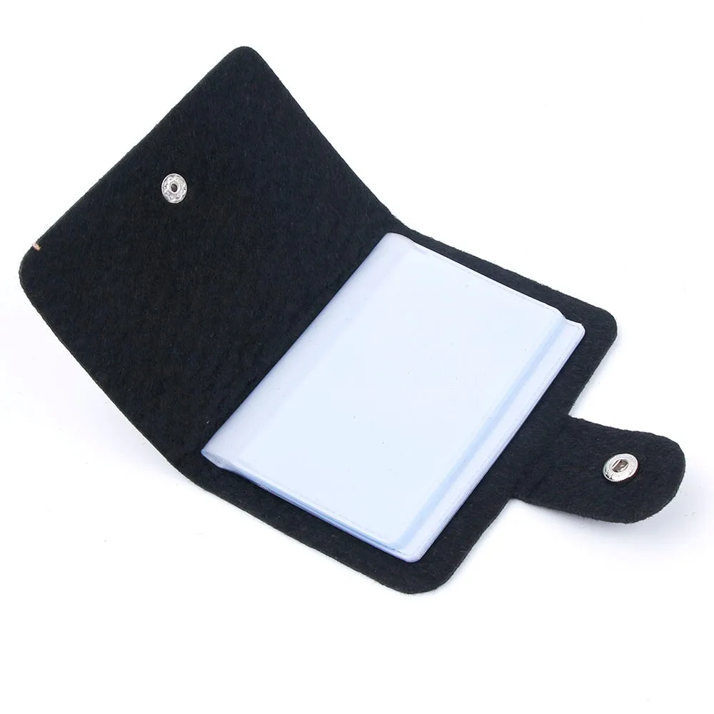 Винтажный кошелек из фетра держатель для карт и кредитных чехол паспорта