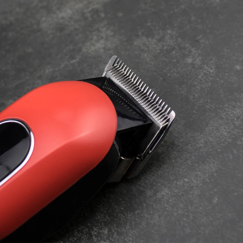 Электрическая Беспроводная Машинка для стрижки волос профессиональный цифровой