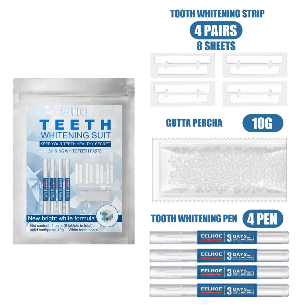 

Tooth Whitening Strip Oral Care Suit Brighten Teeth Color With Tooth Gel Dental Bleaching Kits for Home