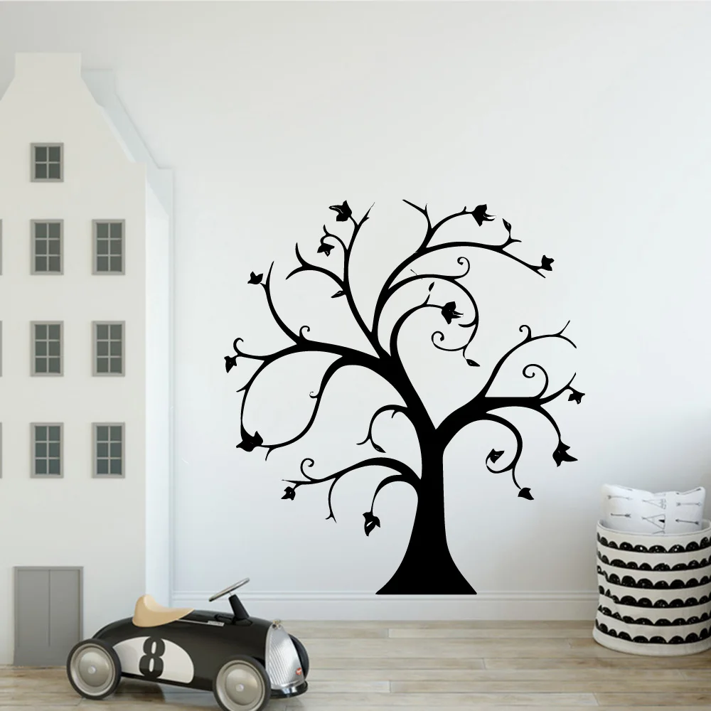 Exquisite tree Wallpaper Home Decoration Wall Sticker For Bedroom Art Decal|Наклейки на стену| |