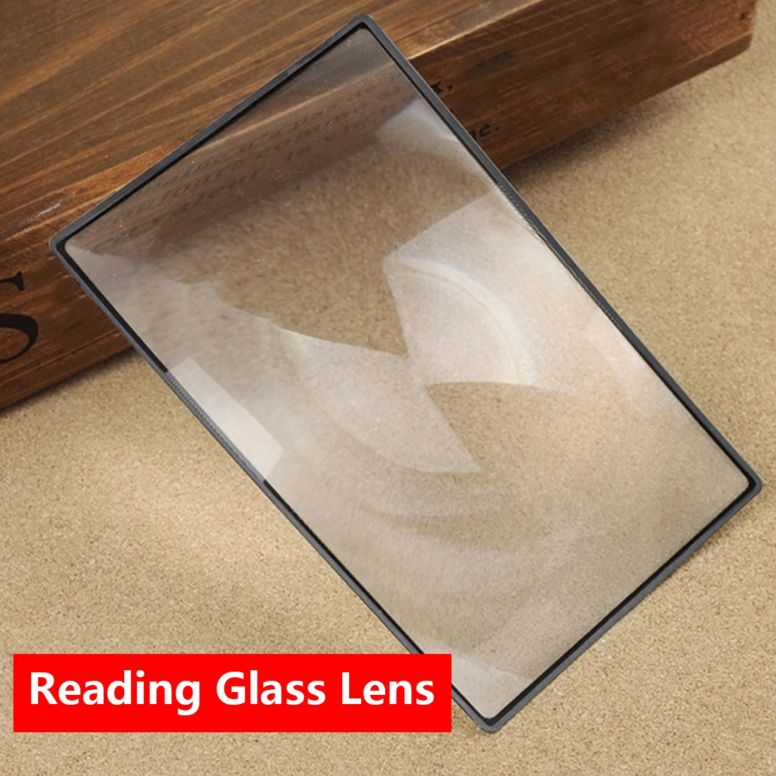 

Ultra-thin magnifying glass 3X magnifying glass flat sheet PVC magnifying glass thin book page magni 180X120MM