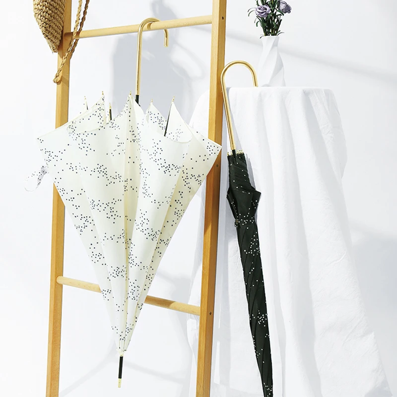 Offerte Ombrello Da Esterno Protezione Uv Viaggi Antivento Manico Lungo Ombrelli Da Pioggia Regalo Donna Parapluie Prodotti Per La Casa DF50YS