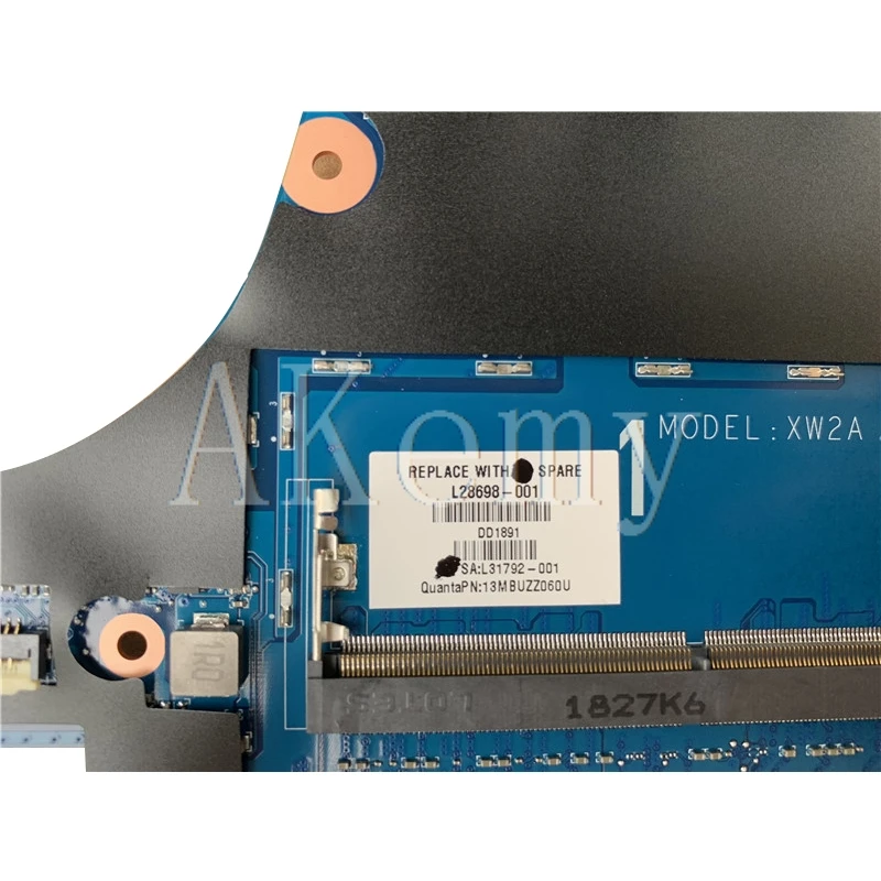 

For HP zbook 15 17 G5 XW2A Motherboard L28698-001 L31792-001 DA0XW2MBAG0 P2 4GB i7-8750H Fully tested