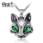 Мужской кулон в виде головы кошки от Beier, кулон из нержавеющей стали 316L в скандинавском стиле, Ювелирное Украшение