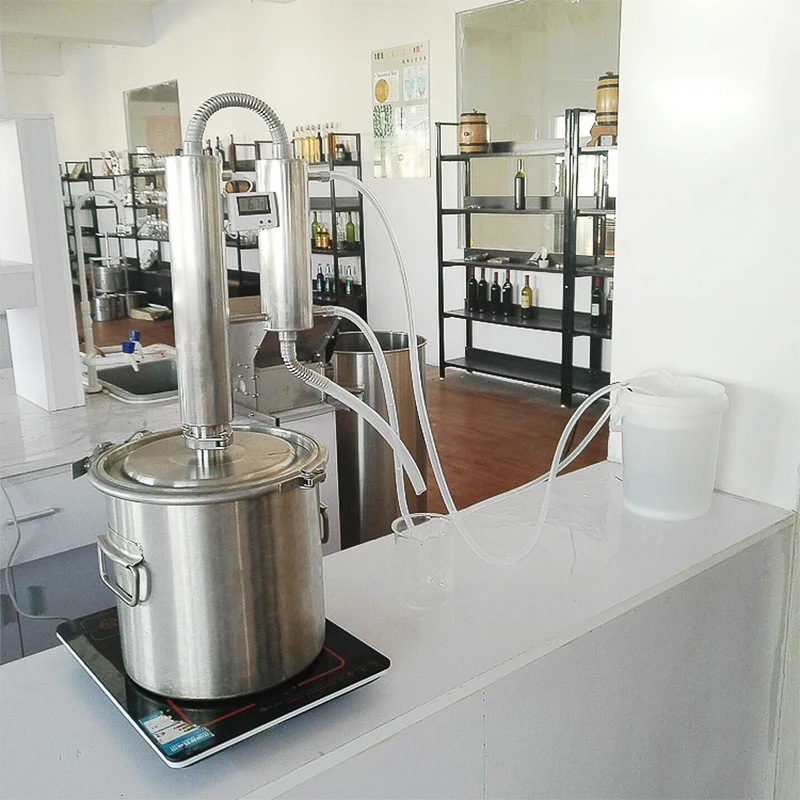 Самогонный дистиллятор с двойной башней из нержавеющей стали 12 л оборудование