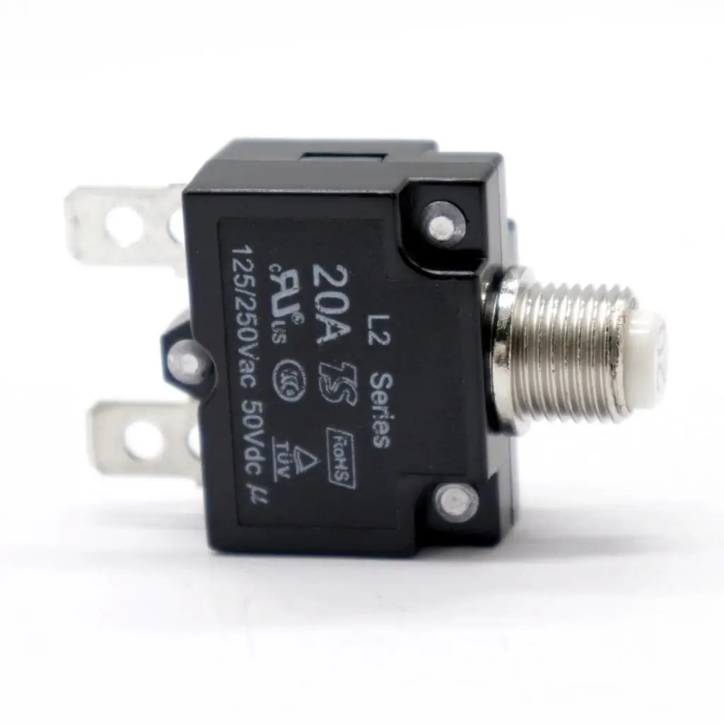 125/250V AC 20A переключатель кнопка сброса автоматический выключатель защита от