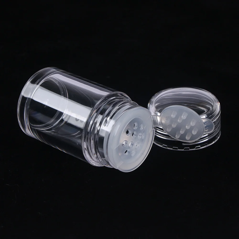 

1PC/3PCS10ml Empty Refillable Bottles Cosmetic Sifter Loose Powder Jars Container Screw Lid Makeup Travel Access