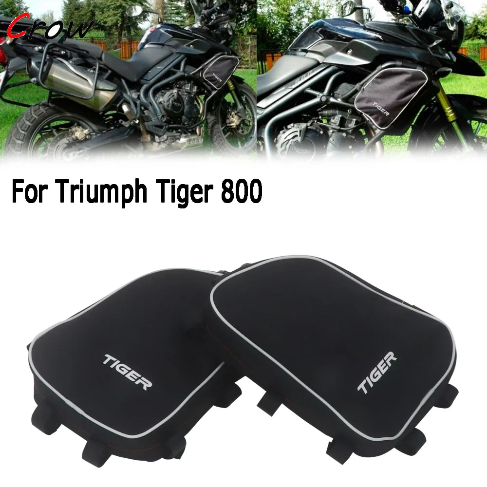 

For Triumph Tiger 800 Tiger800 TIGER 800 TIGER800 NEW Motorcycle Frame Crash Bars Waterproof Bag Repair Tool Placement Bag