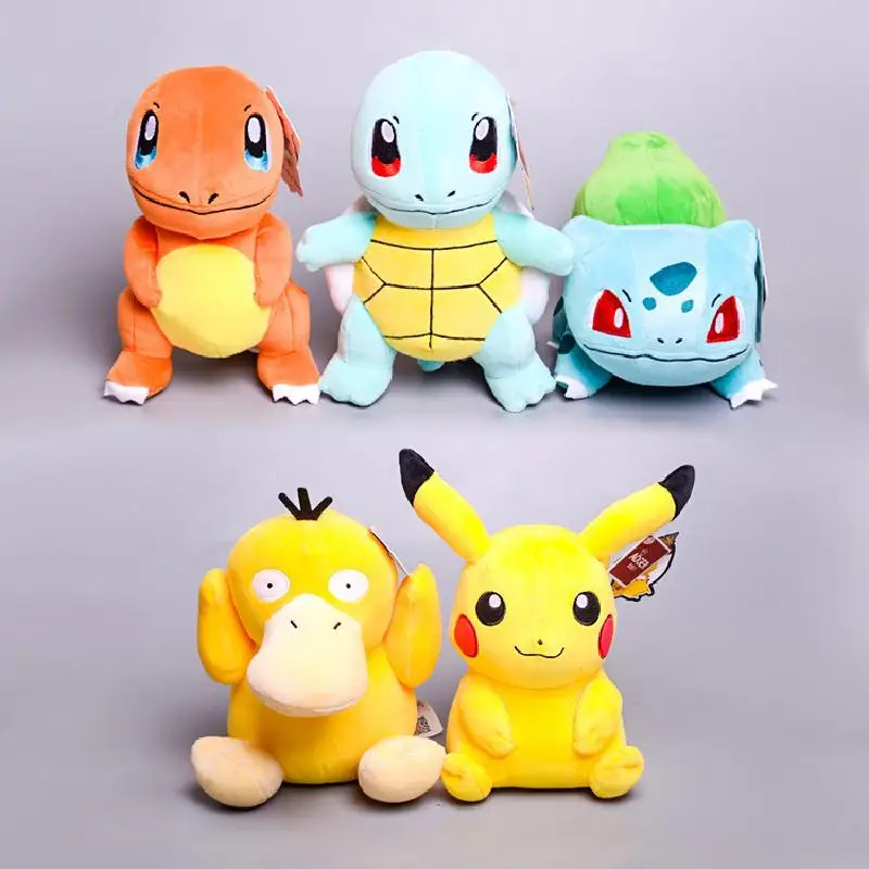 

TAKARA Tomy Pokemon Pichu плюшевая Милая чармандер & Пикачу & Psyduck & Искусственная Кукла Kawaii подарок для девочки