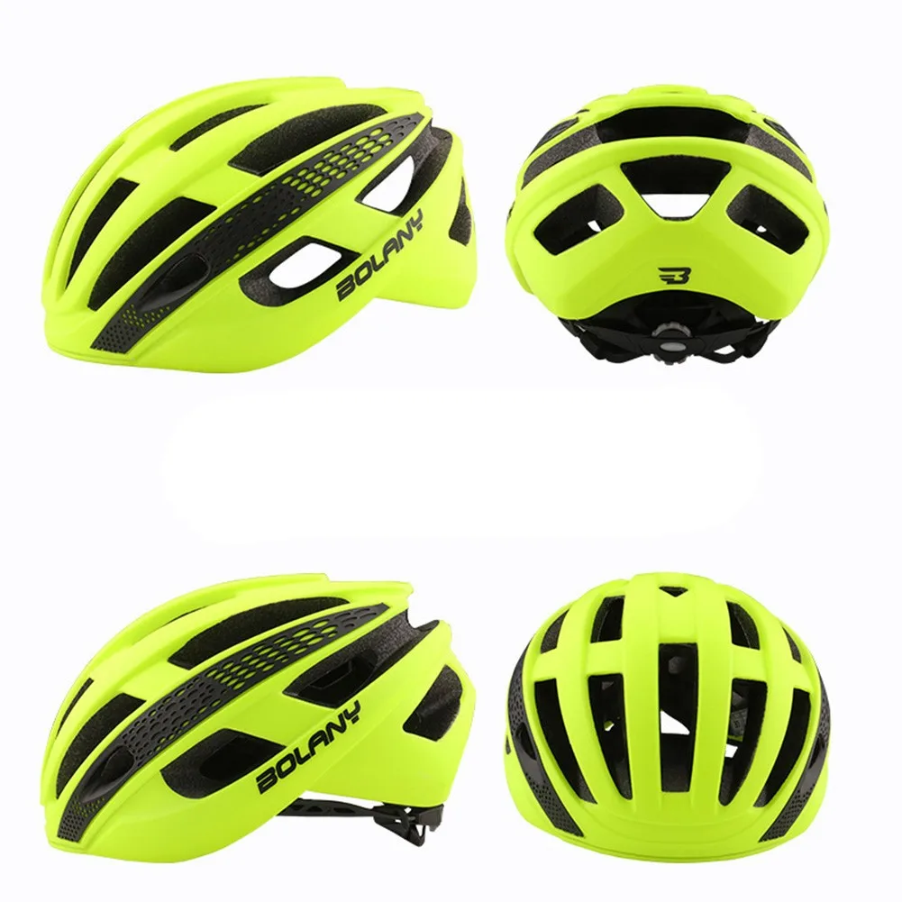 

BOLANY Lightweight MTB Road Mountain Bike Bicycle Cycling Helmet Charm 21H 255g For 55-60cm Head Size Universal
