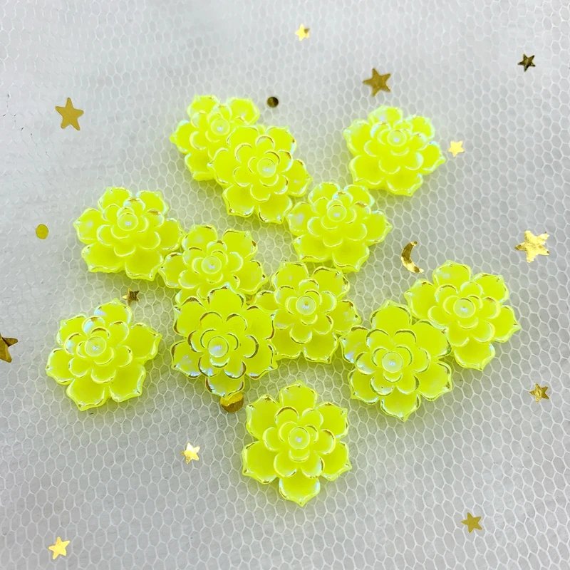 

Кабошон цветы из полимера YUSDTSHA 20 шт. 18 мм