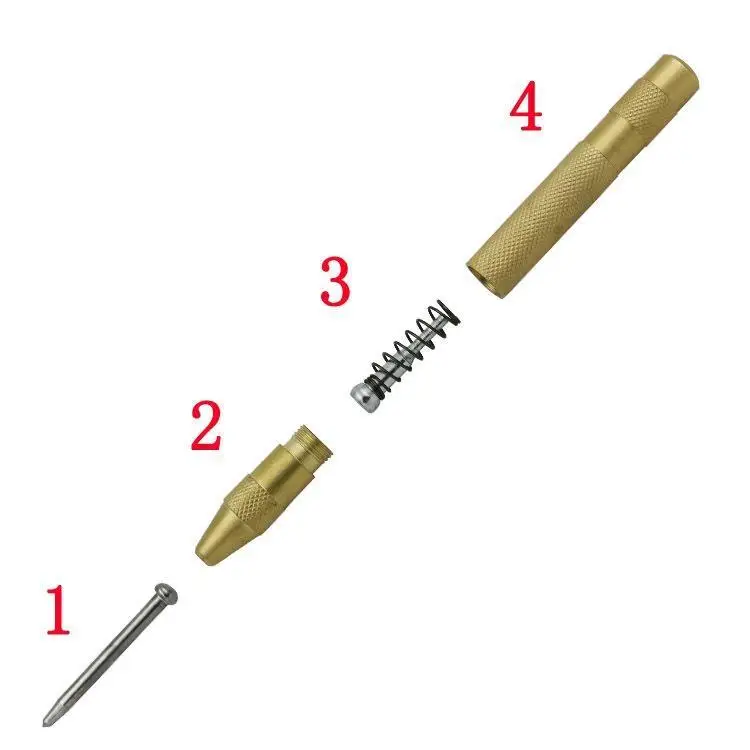 Automatic Centre Punch 5'' Center Pin Strike Spring Loaded Marking Starting Holes Tool Steel | Инструменты