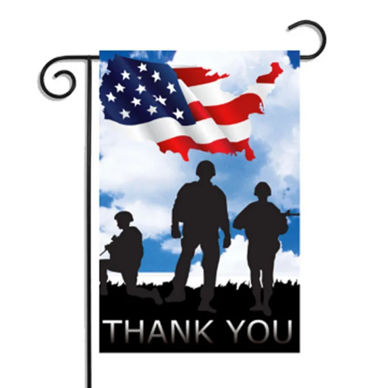 

July 4,Independence Day, Veterans Day, Patriotic Garden Marks The Vertical 12 X 18 Inch Polyester Paddock Outdoor Decoration