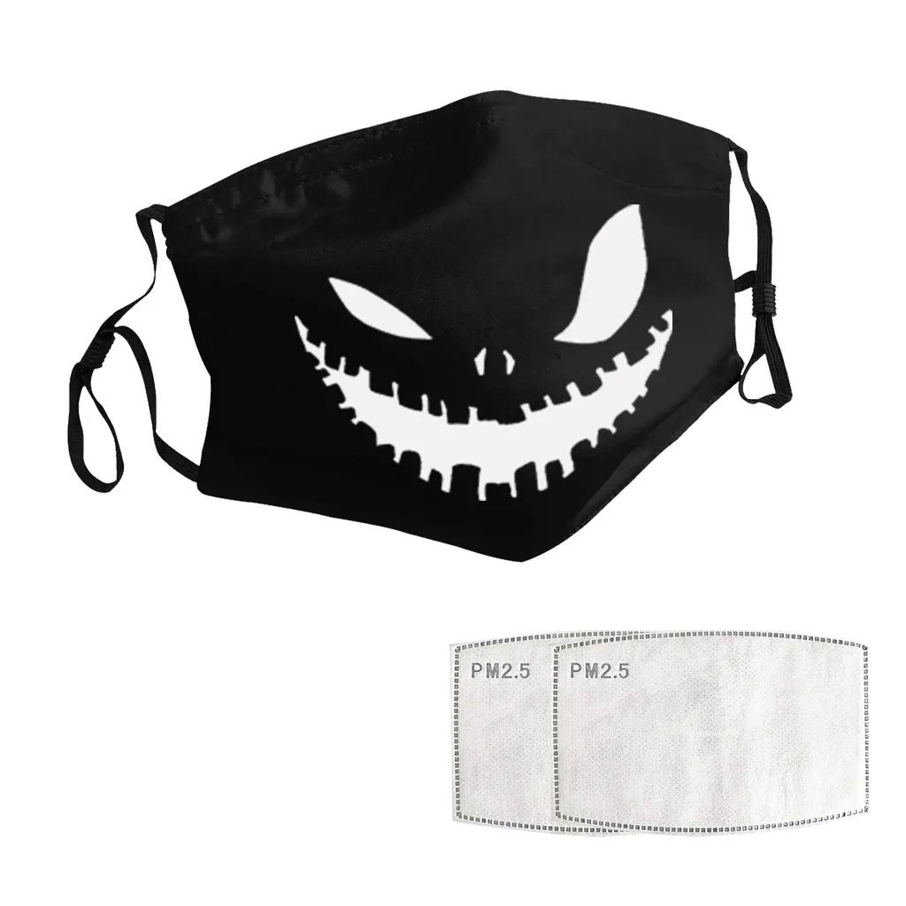 Маска для лица с забавными принтами на Хэллоуин Роскошный дизайнерский