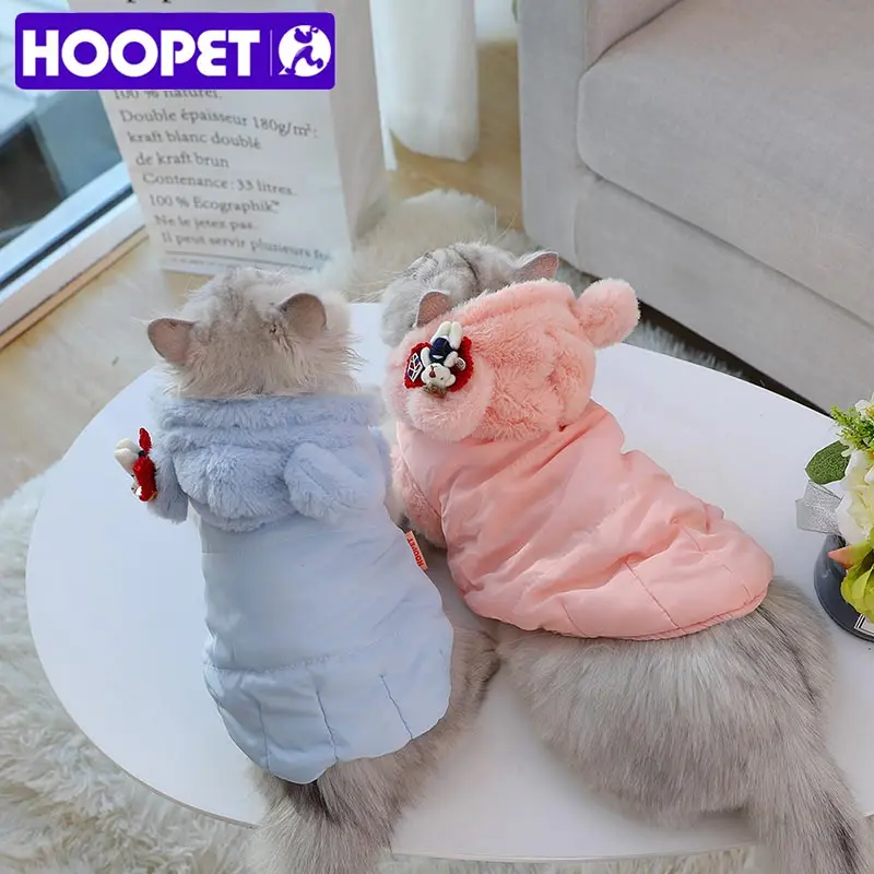 HOOPET Одежда для собак маленьких зимняя одежда кошек рождественское пальто куртка