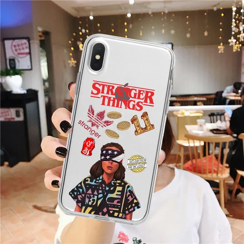 TPU Stranger Things Сезон 3 американский ТВ прозрачный мягкий силиконовый чехол для телефона для iphone 11 Pro Max X 5S 5 SE 6 6s 7 8 plus XS Max XR - Color: TPU