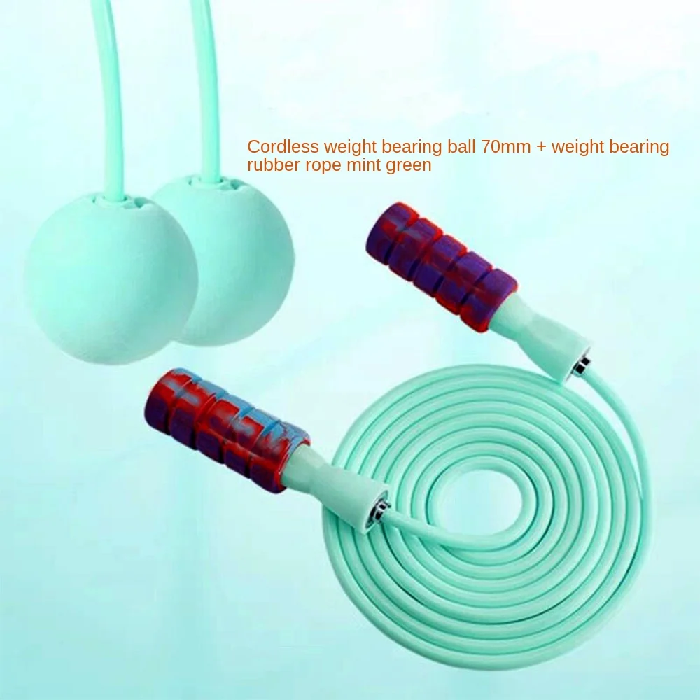 

New Load-bearing Bearing Skipping Rope Cordless Adult Men and Women Fitness Equipment Indoor Silent Large Ball